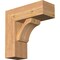 Ekena Millwork Legacy Block Smooth Bracket w/ Offset Brace, Western Red Cedar, 7 1/2"W x 20"D x 20"H BKT0806X20X20LEC05SWR - alternate 1